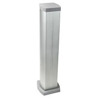 Snap-On мини-колонна алюминиевая с крышкой из алюминия 4 секции, высота 0,68 метра, цвет алюминий | код 653044 |  Legrand